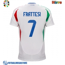 Fotballdrakt Herre Italia Davide Frattesi #7 Bortedrakt EM 2024 Kortermet